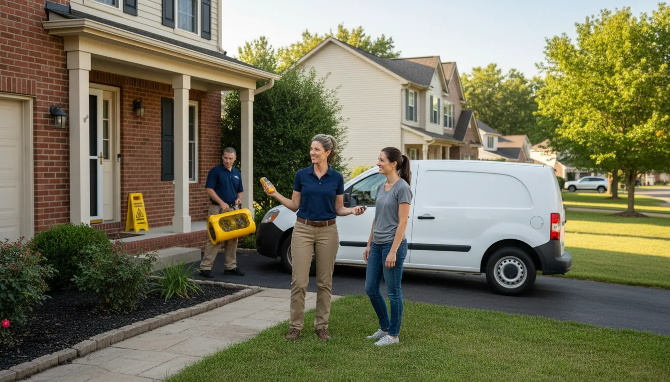 Residential water damage restoration in Cheraw, CO